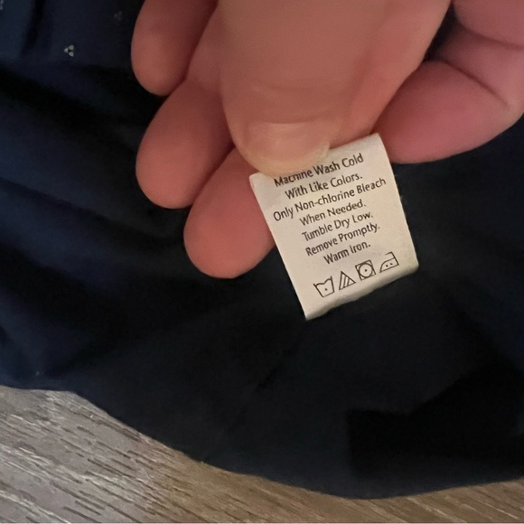 Burnside Mens Button Down Short Sleeve Shirt Size L Navy Blue Preppy Y2K - Picture 4 of 7